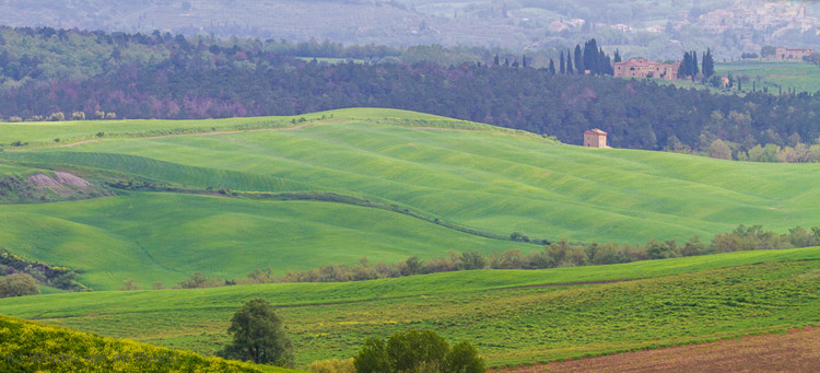 2013-04-28 - Toscaans landschap met rollende heuvels<br/>Toscane - Pienza - Val d’ Orcia - Italië<br/>Canon EOS 7D - 200 mm - f/8.0, 1/640 sec, ISO 400